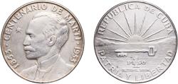 World Coins - 1 Peso (José Martí) 1953