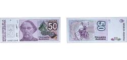 World Coins - Argentina Federal Republic 1989 50 Australes Paper UNC P 326 Bottero 2827 to 2834