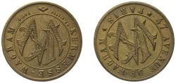 World Coins - France ND Jeton - Kermesse-Wagram Brass 6.2g UNC