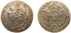 World Coins - France Kingdom 1741 D ½ Écu - Louis XV Silver (.917) Lyon Mint (52788) 14.35g VF  Dy royales 1681 Ciani 2125