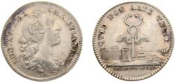 World Coins - France Kingdom ND Jeton - Louis XV, BATIMENTS DU ROI BATIMENTS DU ROI Silver 6g XF F3097