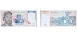 World Coins - Yugoslavia Federal People's Republic 1994 1000 Dinara Paper UNC P 140
