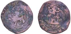 World Coins - Spain Kingdom 1552 - 1566 C 4 Maravedis - Ferdinand V and Isabella I Billon (.019 silver) Cuenca Mint 5.22g VF