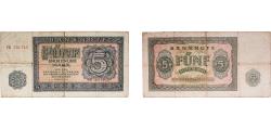 World Coins - Germany German Democratic Republic Democratic republic 1955 5 Deutsche Mark Paper VF  P 17