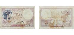 World Coins - France Third Republic 1940 5 Francs - Violet (type 1917, modificated) Paper (8850000) VF  P 83 Fay 04 BDF 191701