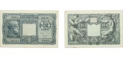 World Coins - Italy Kingdom 1944 10 Lire Paper (530000000) XF  P 32
