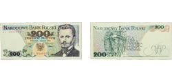 World Coins - Poland Polish states 1988 200 Zlotys Paper UNC  P 144