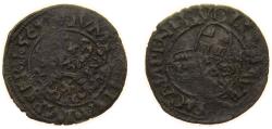 World Coins - Low countries feudal Kampen Deventer Holy Roman Empire 1556 3 Plakken Copper 0.86g VF CNM 2.13.21