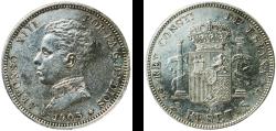 World Coins - Spain Kingdom 1905 