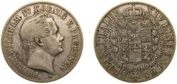 World Coins - Germany Kingdom of Prussia German states 1846 A 1 Thaler - Friedrich Wilhelm IV Silver (.750) Berlin Mint (1115000) 22.272g VF KM 445