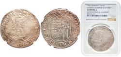 World Coins - Germany Electorate of Saxony (Albertinian Line) 1552 1 Thaler - Moritz Silver Annaberg 28.95g NGC AU  MB 118 Dav GT I 9787 Keil/Kahnt 10 Schnee 689