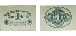 World Coins - Germany Weimar Republic 1922 1 Mark (Darlehnskassenschein) Paper XF  P 61