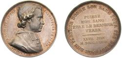 World Coins - France Second Republic 1848 Medal - Denys Auguste Affre Silver 8.2g UNC