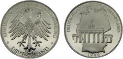 World Coins - Germany Federal Republic 1990 Token Deutschland einig Vaterland