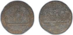 World Coins - France Third Republic 1878 Medal - Exposition Universelle Tin 39.96g VF Damage