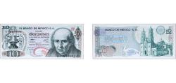 World Coins - Mexico United Mexican States 1977 10 Pesos Paper UNC P 63