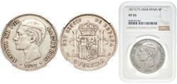 World Coins - Spain Kingdom 1877 