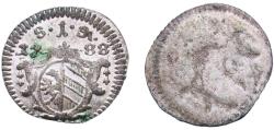World Coins - Germany Free imperial city of Nuremberg Holy Roman Empire 1788 1 Pfennig Billon 0.2g UNC  KM 376 Kelln 402