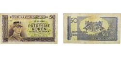 World Coins - Czechoslovakia Third Republic ND (1945-1948) 50 Korun Paper VF  P 62