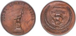 World Coins - Brazil Federative Republic of Brazil 1968 Medal - Pedro Alvares Cabral, 5º Centenário do Nascimento do Descobridor Bronze 62.45g UNC