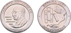 World Coins - Spain Kingdom 1997 200 Pesetas (Jacinto Benavente) Copper-nickel (75% copper, 25% nickel) Royal Mint of Spain (6845000) 10.5g UNC  KM 986 Schön 249