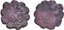 World Coins - Spain Kingdom 17th Century Seal Copper 16.51g VF