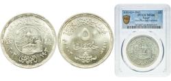 World Coins - Egypt Arab Republic of Egypt AH1424 (2003) 5 Pounds (Astronomy and Geophysics) Silver (.720) (800) 17.5g PCGS MS 66  KM 918