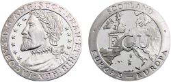 World Coins - Great Britain United Kingdom Kingdom of Scotland Elizabeth II ND 1 ECU Fantasy items, James VI and I
