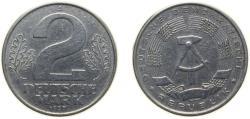 World Coins - Germany German Democratic Republic 1957 A 2 Deutsche Mark Aluminium Berlin Mint (77960942) 3g AU KM 14 Schön 14