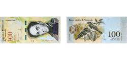 World Coins - Venezuela Bolivarian Republic 2017 100 000 Bolívares Paper UNC P 100 NCV bbcv100000bsf
