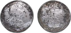 World Coins - Mexico Spanish colony 1790 Mo FM 8 Reales - Charles IV (Numeral IV, Charles III portrait) Silver (.903) Mexico City Mint 26.56g VF Chopmarked KM 107