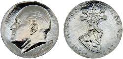 World Coins - 1982 100 Kroner 25th Anniversary of King Olav's Reign