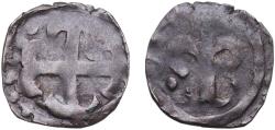 World Coins - Denmark Kingdom 1286 - 1319 Penning - Erik Menved (Roskilde) Billon 1.35g VF MB 346
