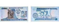 World Coins - Mozambique Republic 1991 500 Meticais Paper UNC P 134