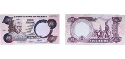 World Coins - Nigeria 2002 5 Naira Paper UNC P 24