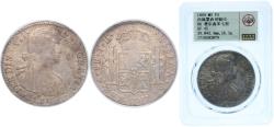 World Coins - Mexico Spanish colony 1809 Mo TH 8 Reales - Fernando VII Silver (.903) Mexico City Mint 27.02g XF KM 110