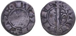 World Coins - Spain Kingdom of Valencia 1213 - 1276 Dinero - Jaime I Billon Valencia Mint 0.6g VF  Cru 316