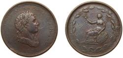 World Coins - Great Britain United Kingdom 1811 ½ Penny (British Copper Company - VINCIT AMOR PATRIÆ) Copper 8.7g VF Withers 590-608