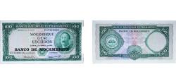 World Coins - Mozambique Portuguese Overseas Province 1961 100 Escudos Paper UNC P 109