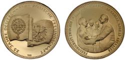 World Coins - Germany 1988 Medal 25 Years German - French Friendship, 40mm