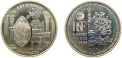 World Coins - France Fifth Republic 1999 6,55957 Francs (Roman Art) Silver (.900) (15000) 22.2g PF KM 1245
