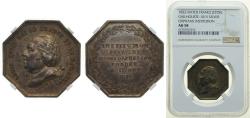 World Coins - France Kingdom 1822 Jeton - Orphans Institution Silver NGC AU 58 Gailhouste 1015