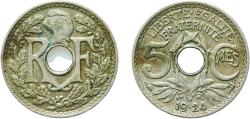 World Coins - France Third Republic 1924 5 Centimes Copper-nickel Paris Mint (47419579) 2.05g XF Franc 2014 122/8