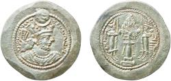 Ancient Coins - Persian Empires Sasanian Empire 420 - 438 AR Drachm - Bahram V Silver 4.21g AU