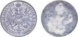 World Coins - Germany Schwarzburg-Rudolstadt German states 1864 1 Vereinstaler - Frederick Günther (Trial) Rare Zinc 4.91g UNC