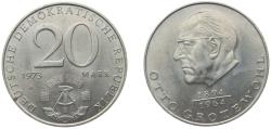 World Coins - Germany German Democratic Republic 1973 A 20 Mark (Otto Grotewohl) Nickel brass Berlin Mint (2534724) 15g BU KM 47 Schön 45 J 1548 AKS 29