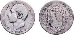 World Coins - Spain Kingdom 1885 