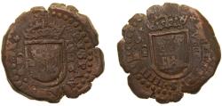 World Coins - Spain Kingdom 1626 MD 8 Maravedis - Felipe IV "three times the weight of a normal " Copper Madrid Mint 14.06g VF KM 10.5