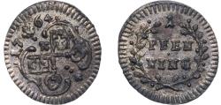 World Coins - Germany Free city of Regensburg German states 1764 1 Pfennig Silver (72000) 0.3g AU KM 349