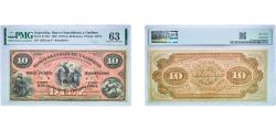 World Coins - Argentina Federal Republic 1869 10 Pesos (Bolivianos) Paper Choice Uncirculated 63 Pick S1784r